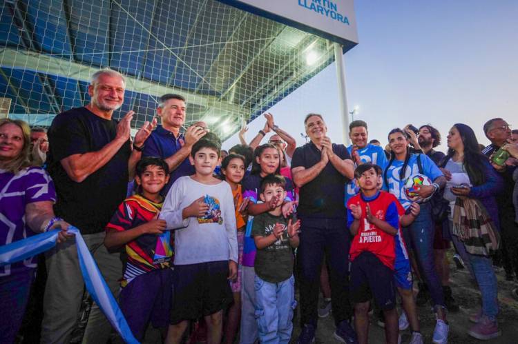 Llaryora y Passerini inauguraron un nuevo espacio recreativo en barrio Müller 