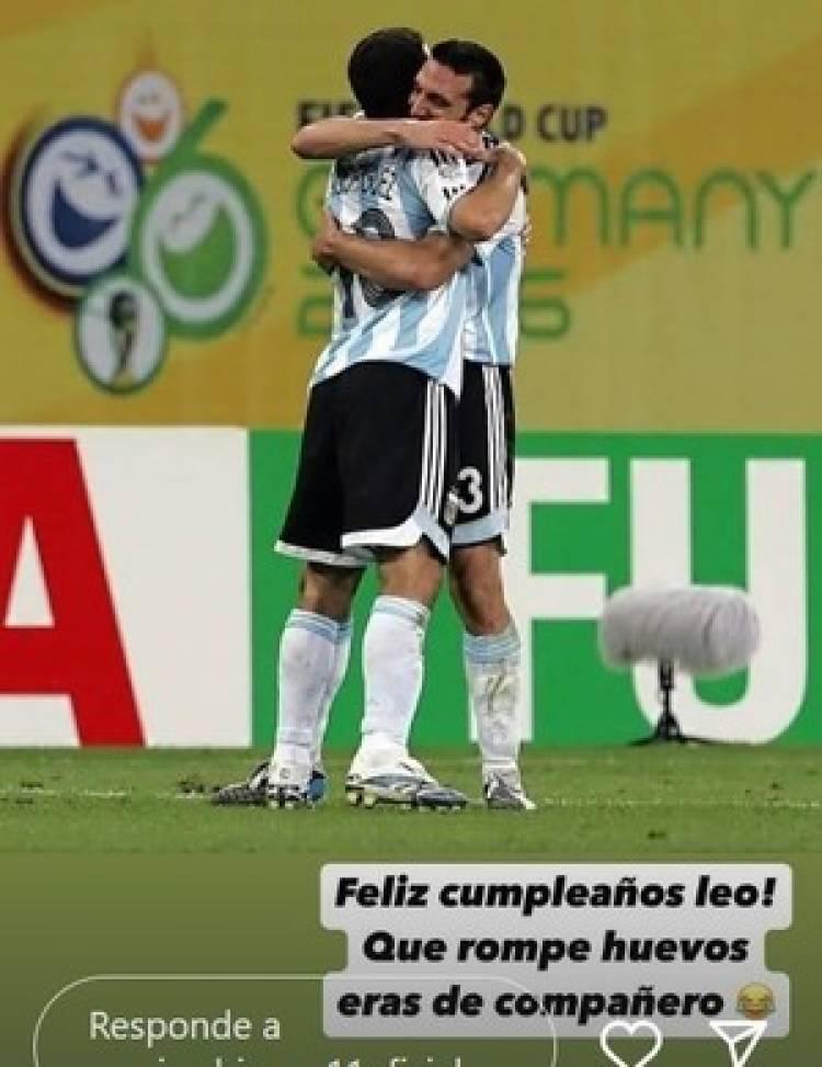 Ayer, Lionel Scaloni estuvo de fiesta: ¡Fue su cumple 47!