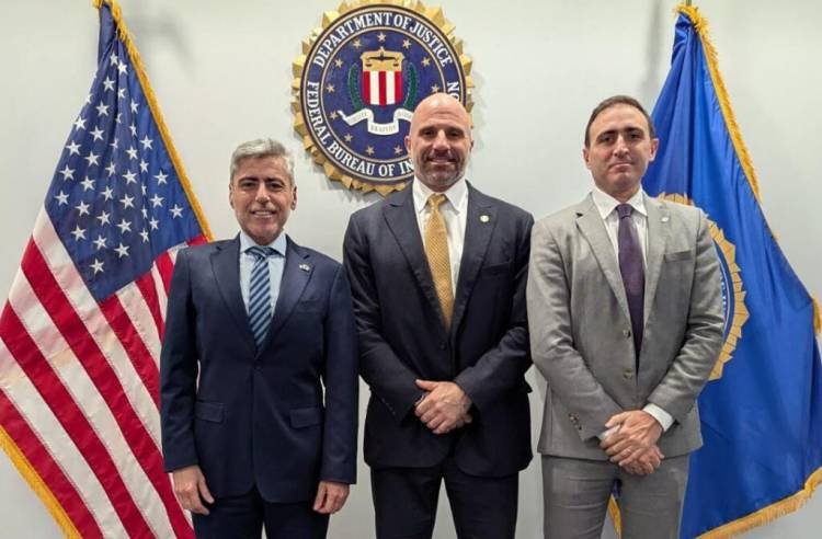 Cooperación internacional: ministros cordobeses estrechan lazos con el FBI, la DEA y el NYPD