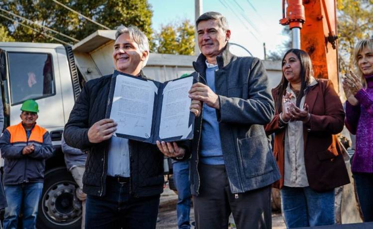 Llaryora y Passerini lanzan plan integral de obras para mejorar la calidad de vida en el sur de la ciudad de Córdoba