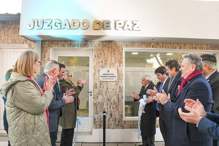 Inauguraron la nueva sede del Juzgado de Paz en Miramar de Ansenuza