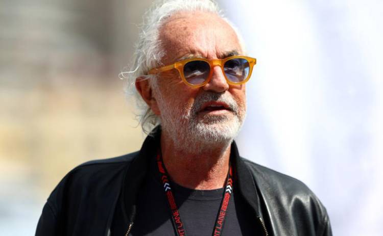 Briatore en llamas con Franco
