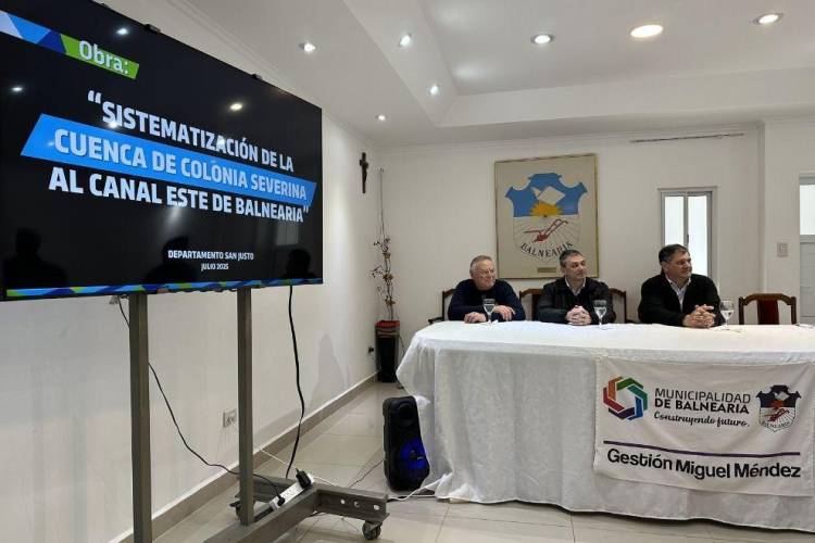 Obra estratégica para prevenir anegamientos en la región de Balnearia