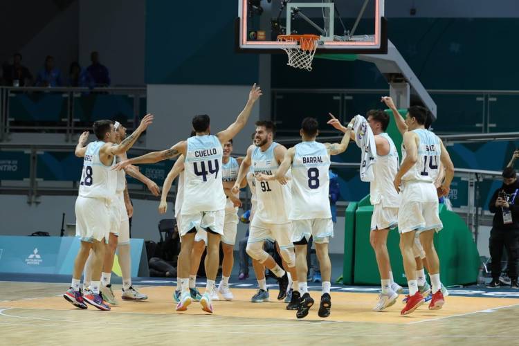 La selección de basquetbol nacional con mucha presencia cordobesa