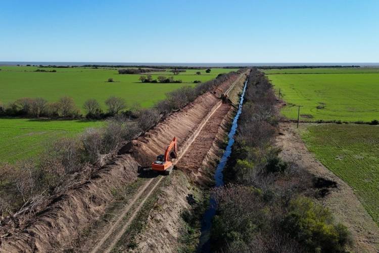 El Canal Mayor de Morteros se moderniza para proteger a miles de hectáreas productivas