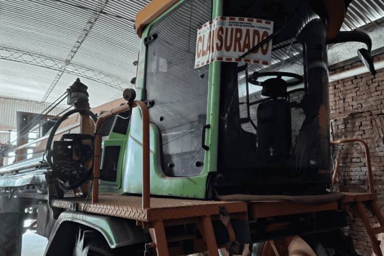 En el departamento San Justo, clausuraron equipos agrícolas