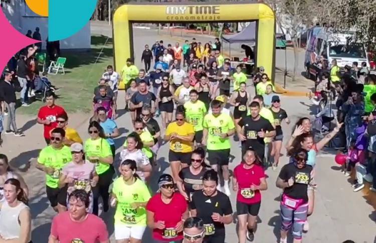 Más de 150 corredores se unieron por la salud mental en Arroyito