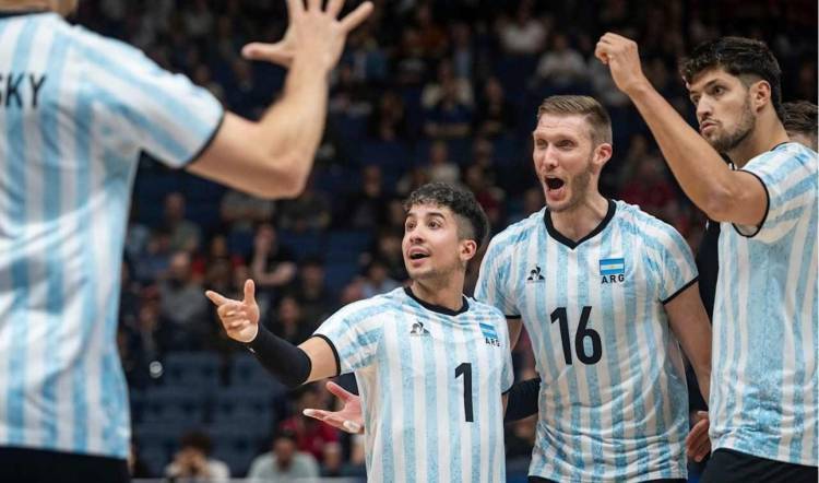 Surtido deportivo: rugby de la SLAR, JARA , voley argentino y Colapinto