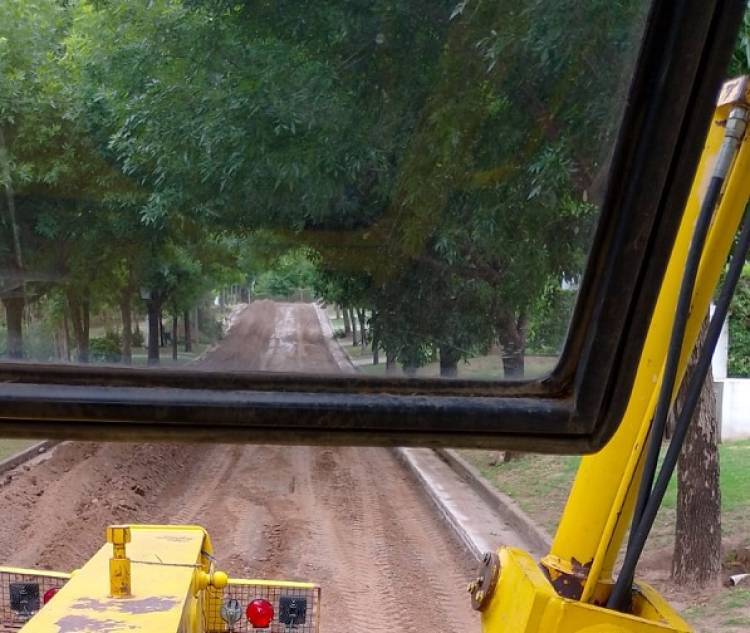 Villa Allende avanza con una nueva obra de pavimentación impulsada junto a los vecinos